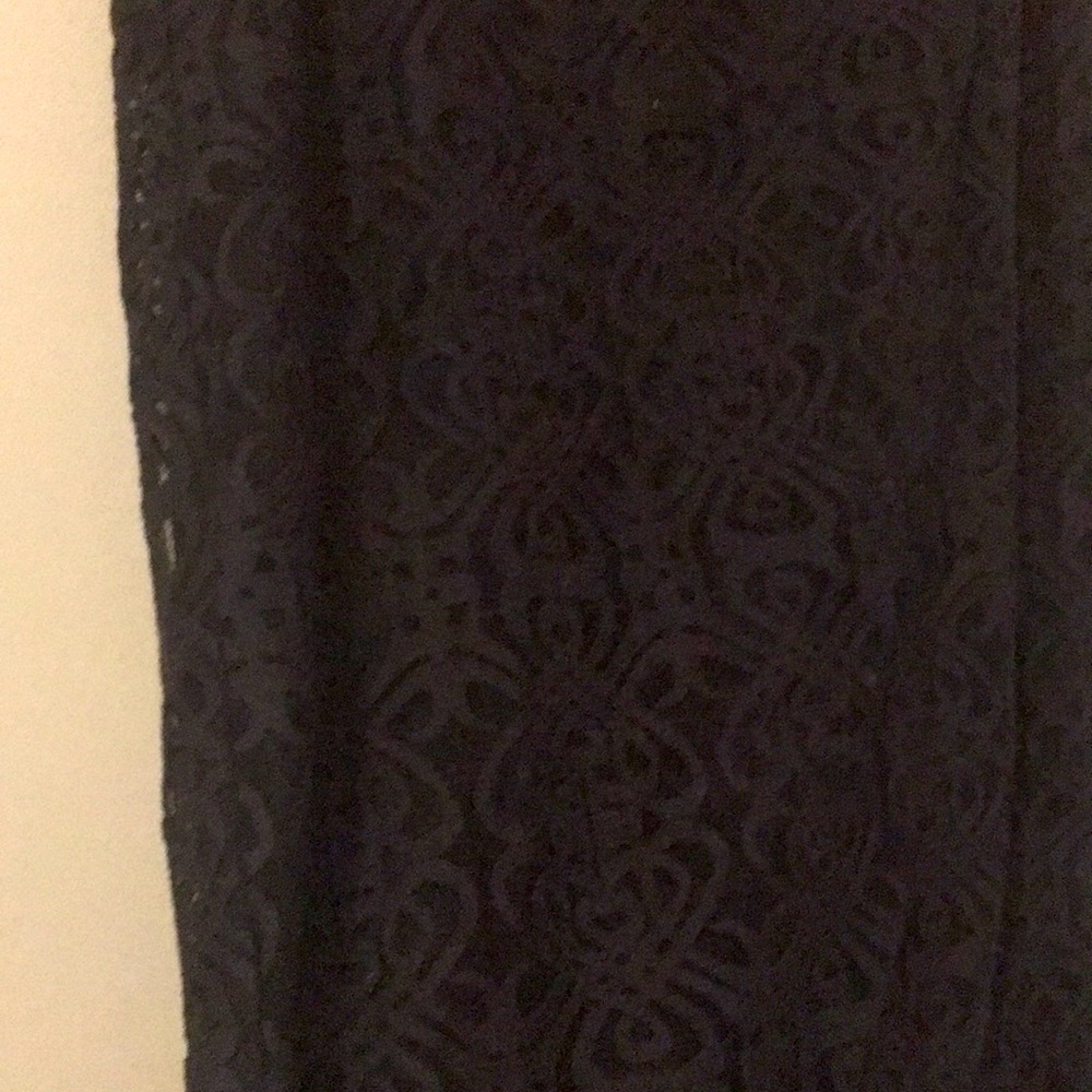 BB Dakota black lace pencil skirt